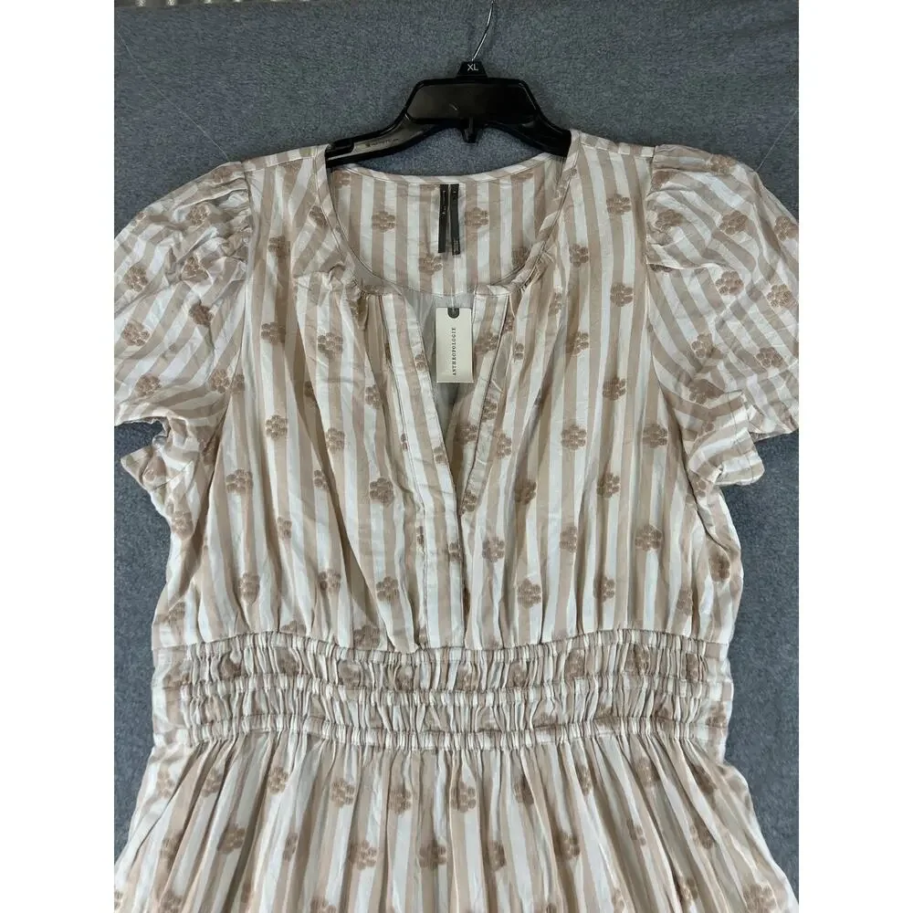 Anthropologie The Somerset Embroidered Floral Maxi Dress Size X-Large NWT - Picture 4 of 11